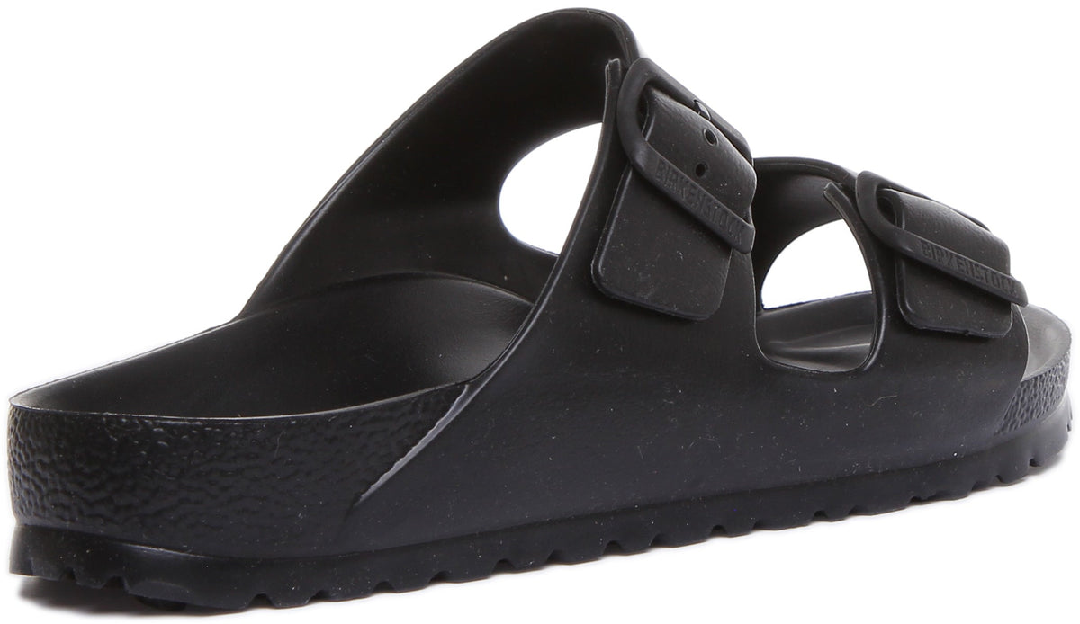 Birkenstock Arizona EVA Sandalen met dubbele band voor dames in zwart