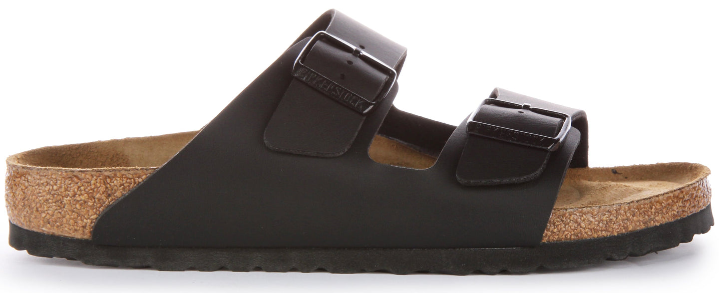 Birkenstock Arizona Sandale Birko Flor à double lanière poure en noir