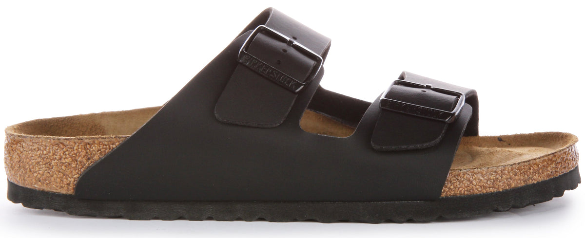 Birkenstock Arizona Sandalo Birko Flor a doppia fascia in nero