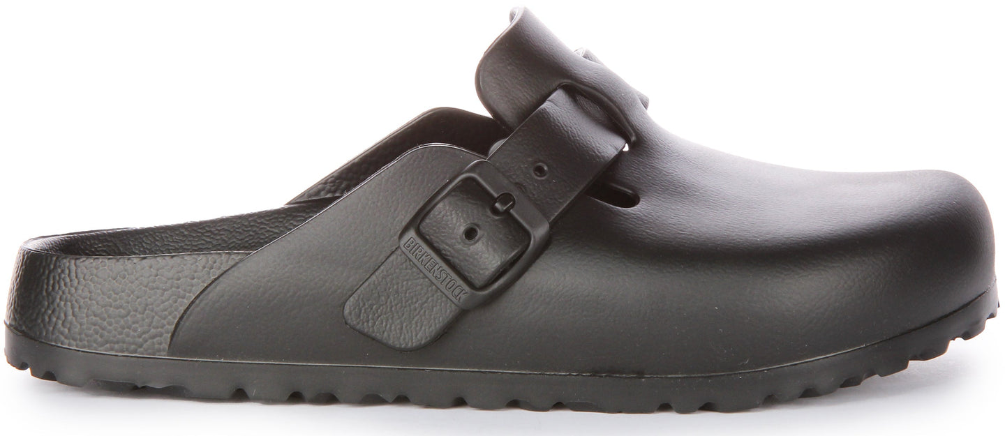 Birkenstock Boston Essentials EVA Sandales légères pour femmes en noir