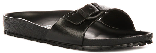 Birkenstock Madrid Eva en Negro | Ajuste Estrecho