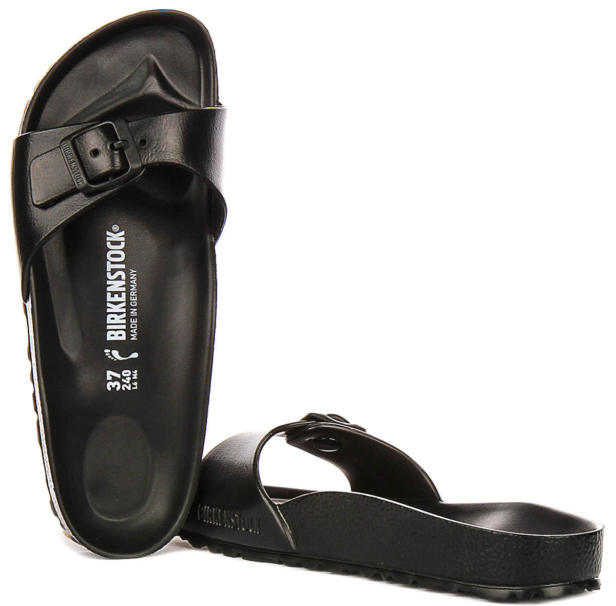 Birkenstock Madrid Eva en Negro | Ajuste Estrecho