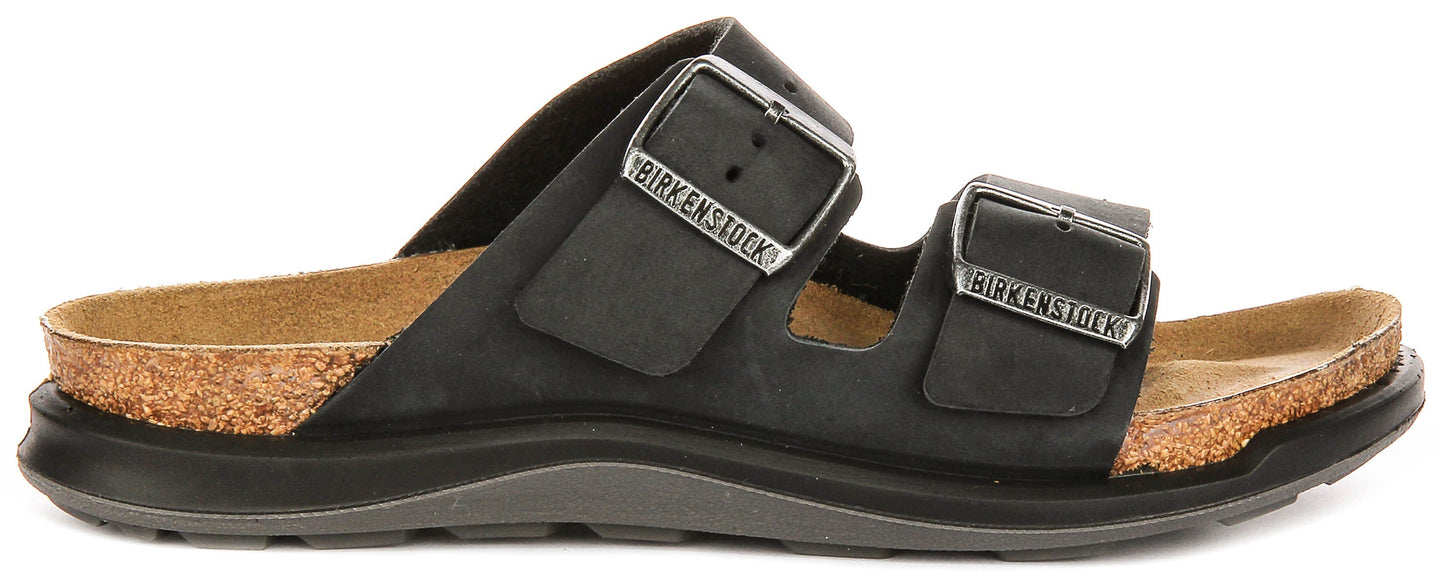 Birkenstock Arizona Crosstown In Black | Regular Fit