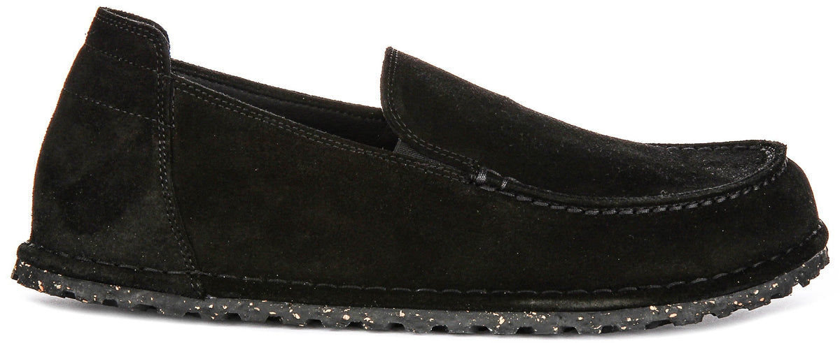 Birkenstock Utti Camoscio in Nero | Vestibilità Regolare