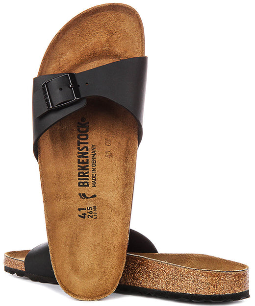 Birkenstock Madrid Bs in Nero per Donna | Vestibilità Stretta