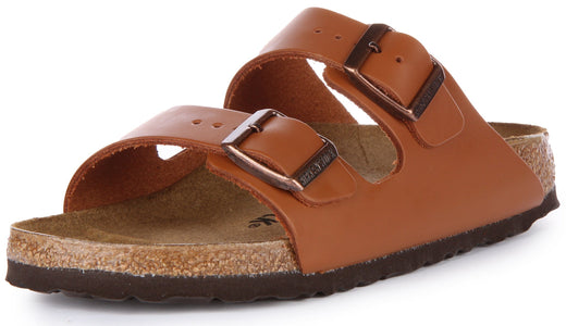 Birkenstock Arizona Sandalo in pelle naturale in marrone