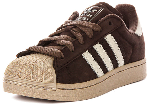 Adidas Superstar II In Brown Beige