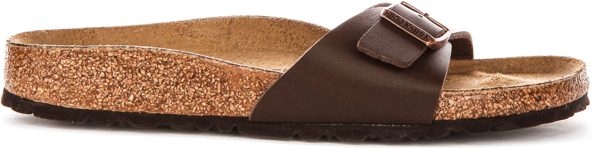 Birkenstock Madrid Bs in Donkerbruin | Smalle Pasvorm