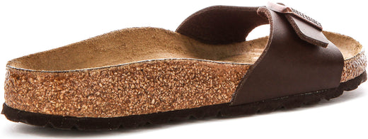 Birkenstock Madrid Bs in Donkerbruin | Smalle Pasvorm
