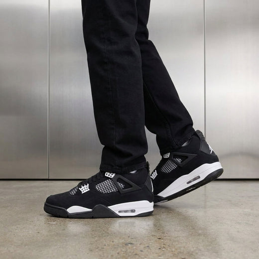 Jordan 4 Retro « White Thunder » (GS) (Sans boîte)