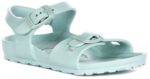 Birkenstock Rio Eva Kids in Verde | Taglio Stretto