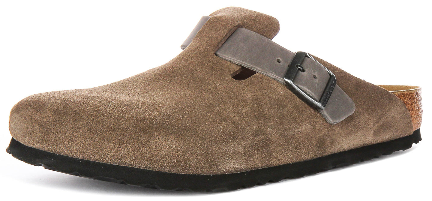 Birkenstock Boston BS i Brun | Normal passform