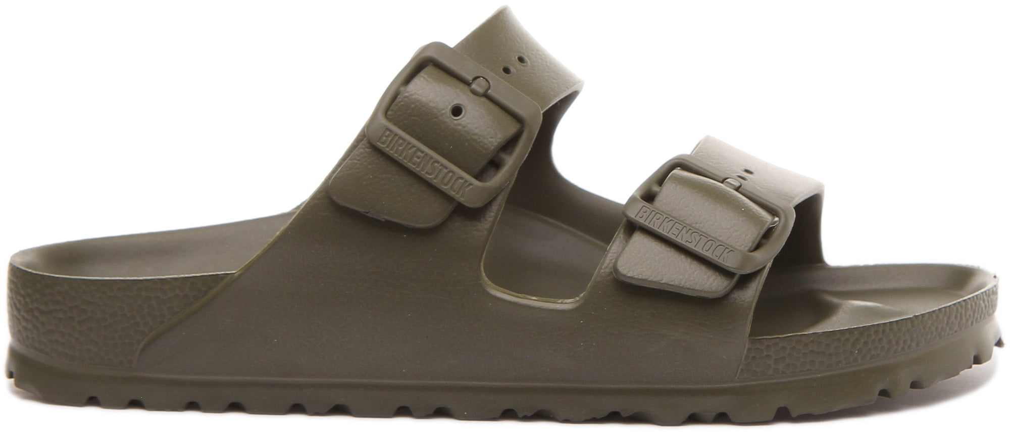 Sandale Birkenstock Arizona EVA à double lanière pour femme en kaki
