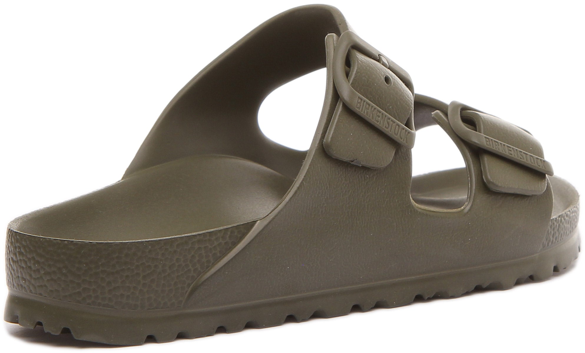 Sandale Birkenstock Arizona EVA à double lanière pour femme en kaki