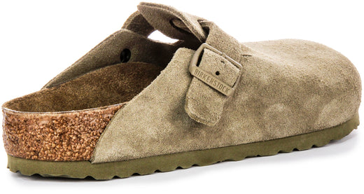 Birkenstock Boston Bs en kaki | coupe régulière