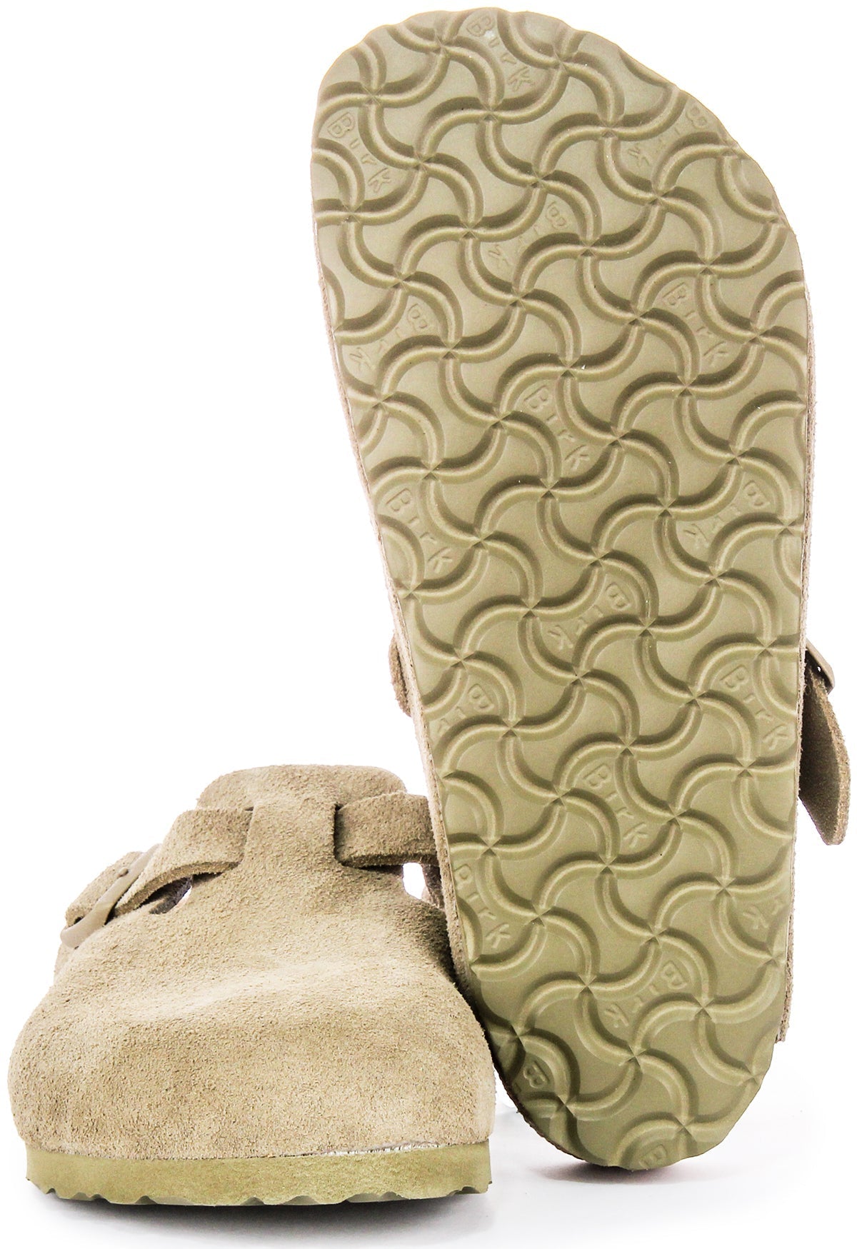Birkenstock Boston Bs en kaki | coupe régulière