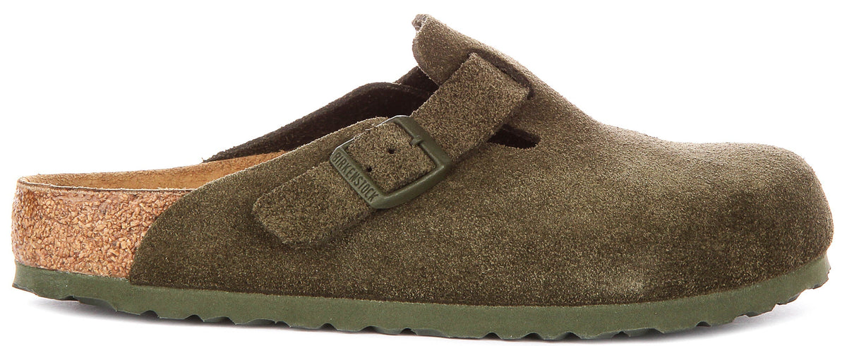 Birkenstock Boston Bs en Verde Caqui | Ajuste Regular