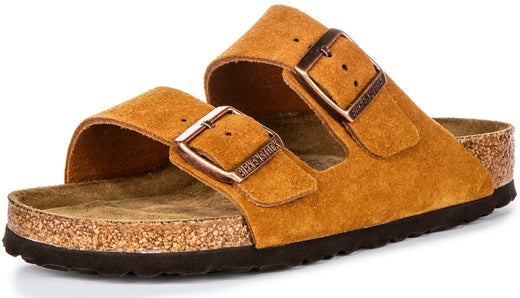 Birkenstock Arizona con plantilla suave en visón | corte regular