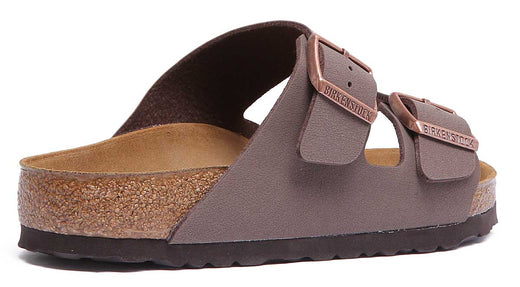 Birkenstock Arizona Sandale à double lanière Birkibuc poure en moca