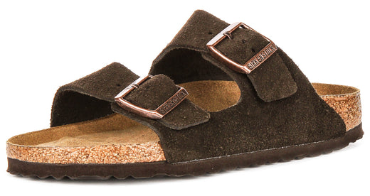 Birkenstock Arizona Softfootbed i Moka | Smal passform