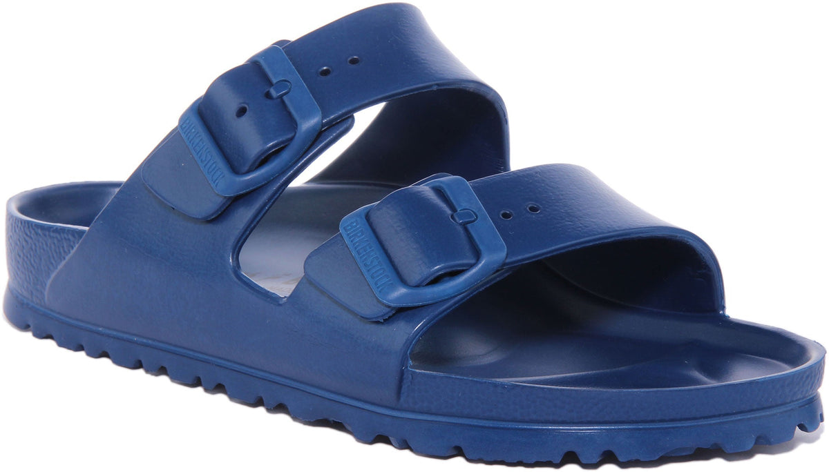 Birkenstock Arizona EVA dames sandalen met dubbele band in marineblauw