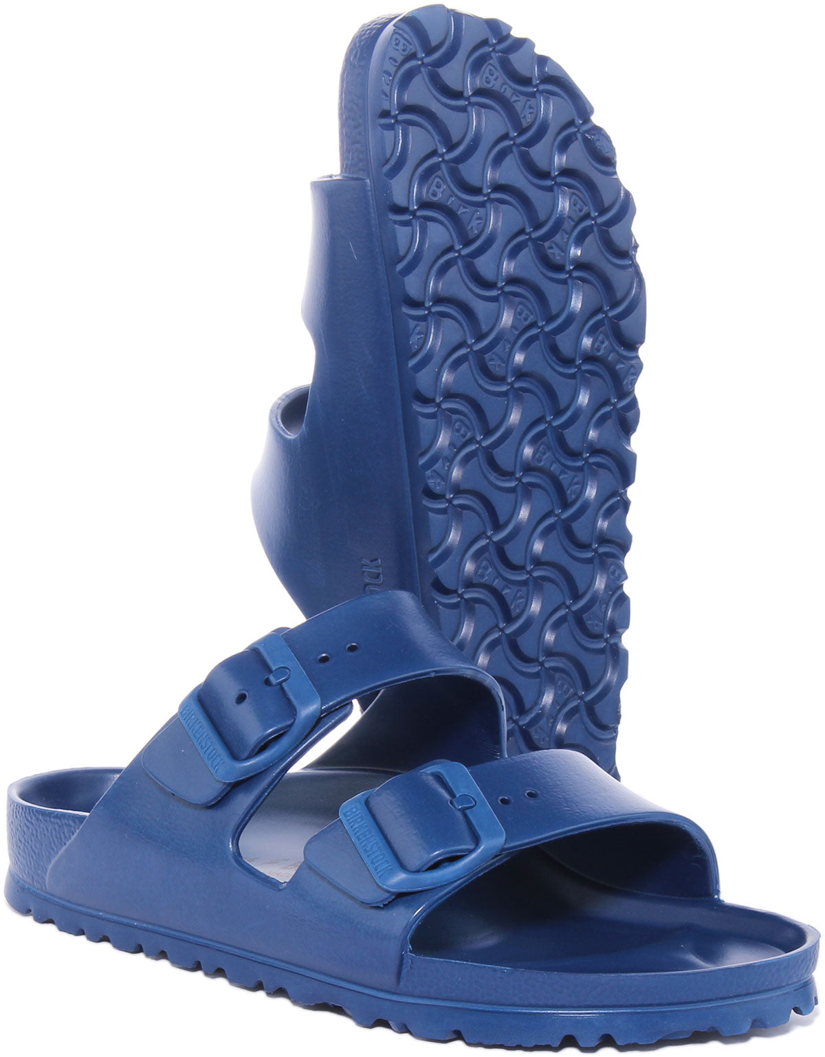 Birkenstock Arizona EVA dames sandalen met dubbele band in marineblauw