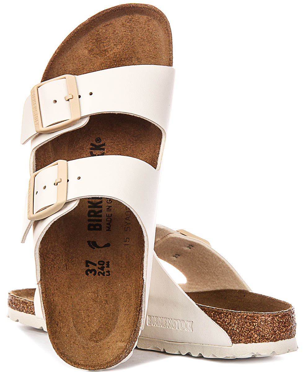 Birkenstock Arizona Bs in Offwhite voor Dames | Smalle Pasvorm Sandalen