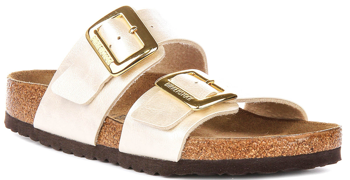 Birkenstock Sydney Cushion in Parelwit voor Dames | Normale Pasvorm