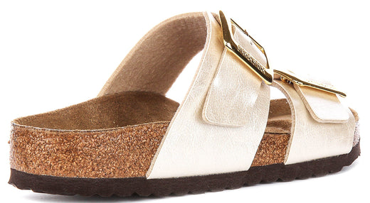Birkenstock Sydney Cushion in Parelwit voor Dames | Normale Pasvorm