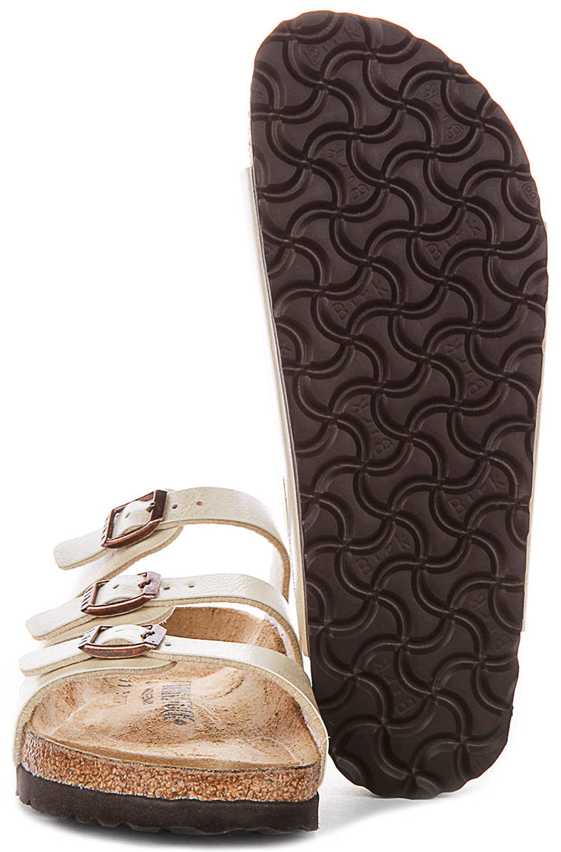 Birkenstock Florida Bs in Parelwit | Smalle Pasvorm