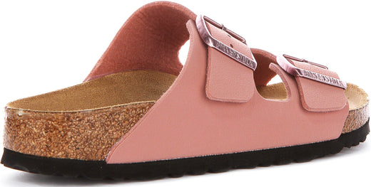 Birkenstock Arizona Enfants Bs en Rose pour Juniors | Coupe Étroit