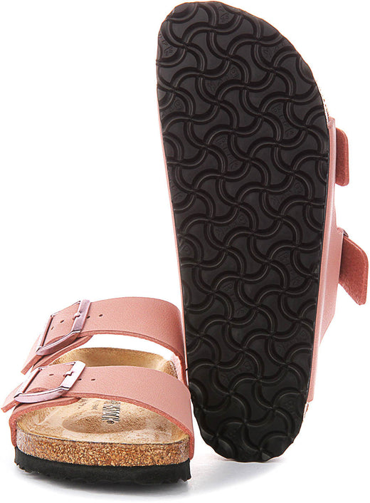 Birkenstock Arizona Enfants Bs en Rose pour Juniors | Coupe Étroit