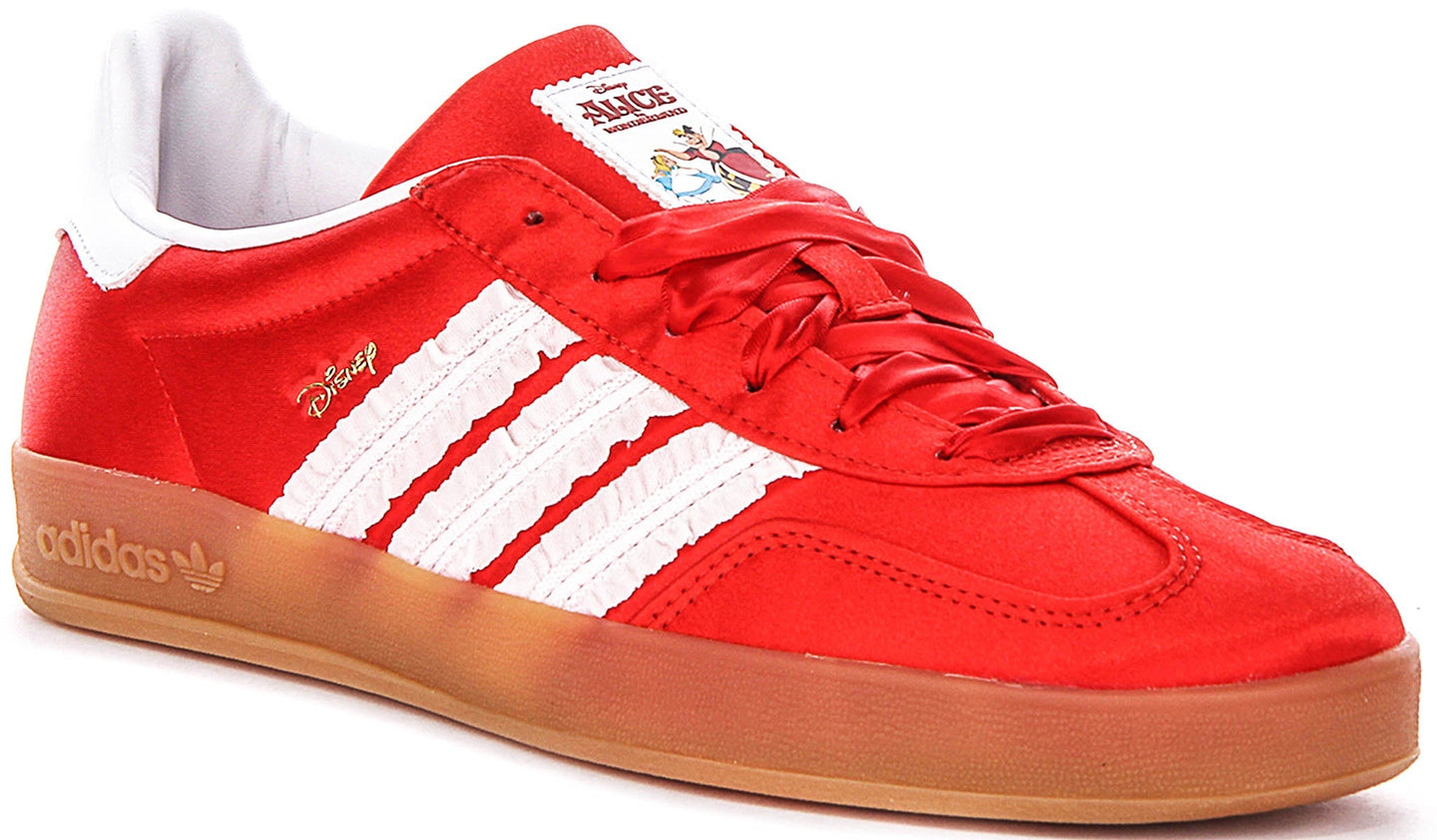 Adidas Gazelle Indoor J In Red White For Youth