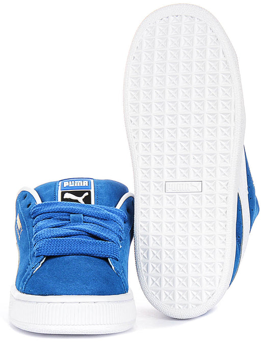 Puma Suede XL JR en Bleu Royal pour Junior