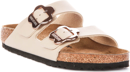Birkenstock Arizona Floral Kids In Sand For Kid | Regular Fit