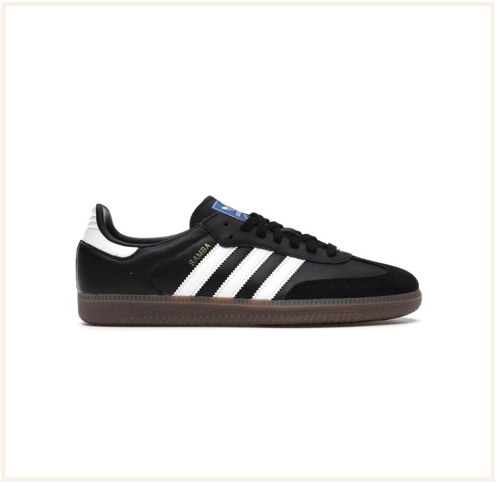 adidas Samba OG Negro Blanco Goma
