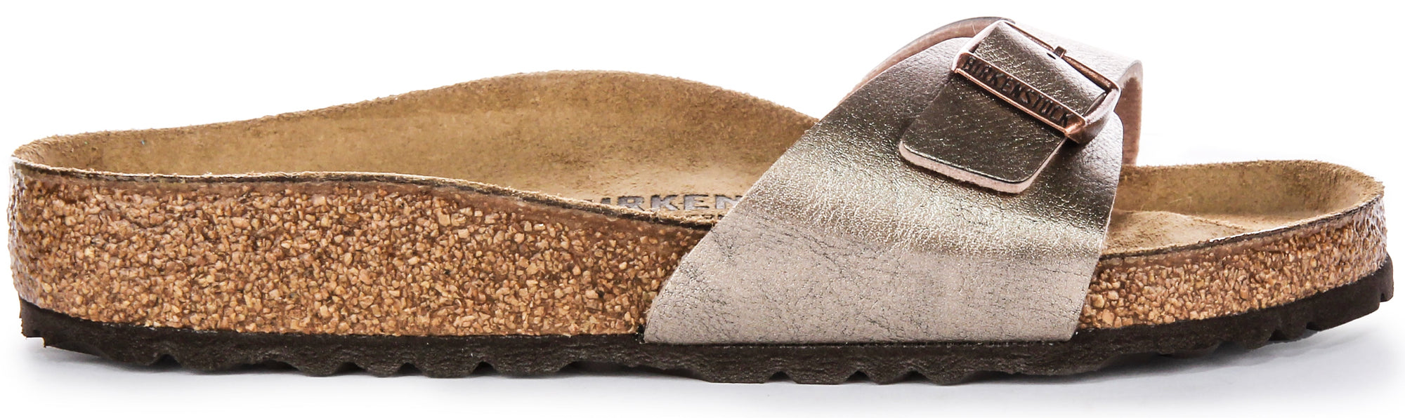 Sandales Birkenstock Madrid BF en Birko Flor taupe pour femmes