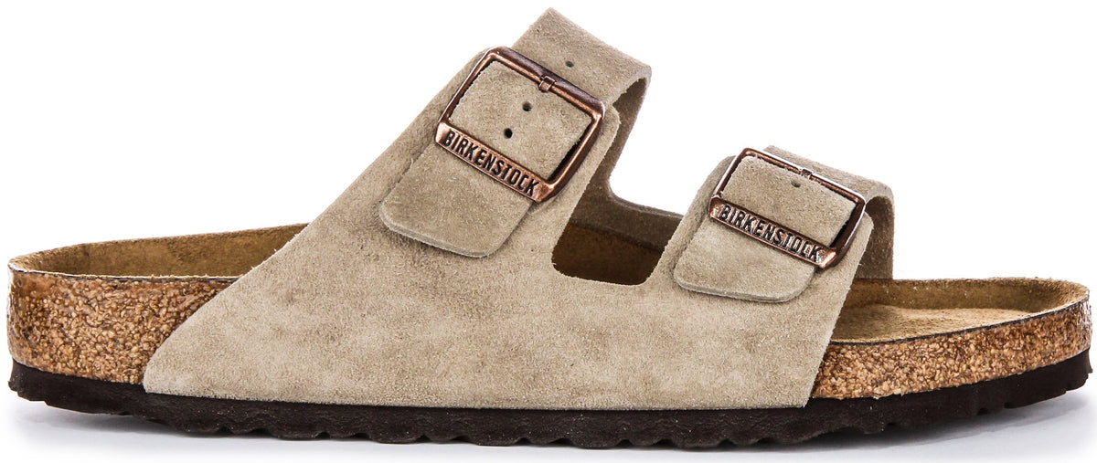 Birkenstock Arizona con suela suave en topo