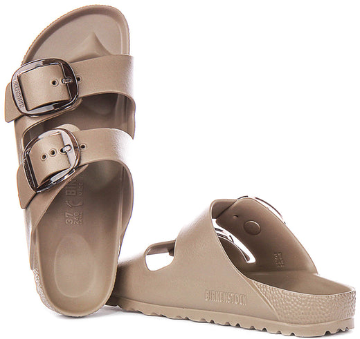 Birkenstock Arizona Eva Big Buckle i Taupe | Smal passform