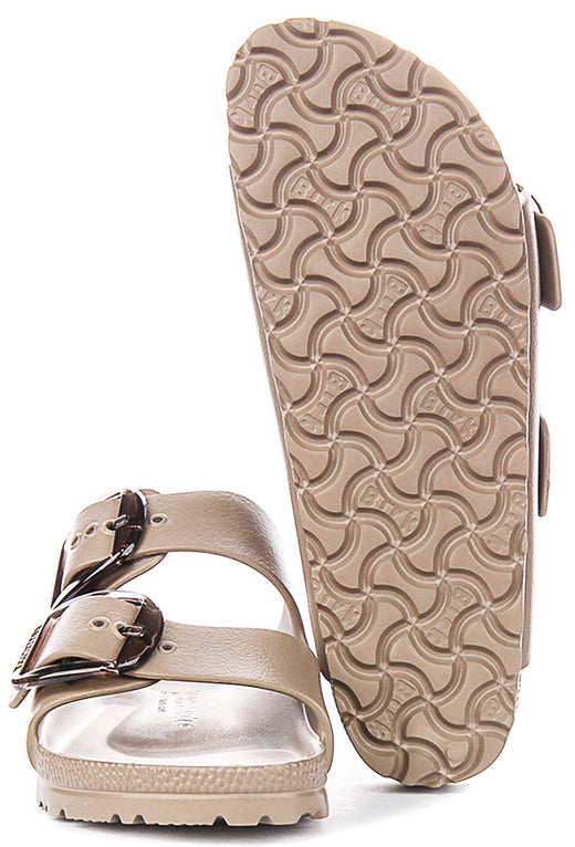Birkenstock Arizona Eva Big Buckle i Taupe | Smal passform