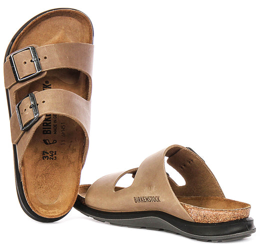 Birkenstock Arizona Crosstown i Tobak | Normal passform