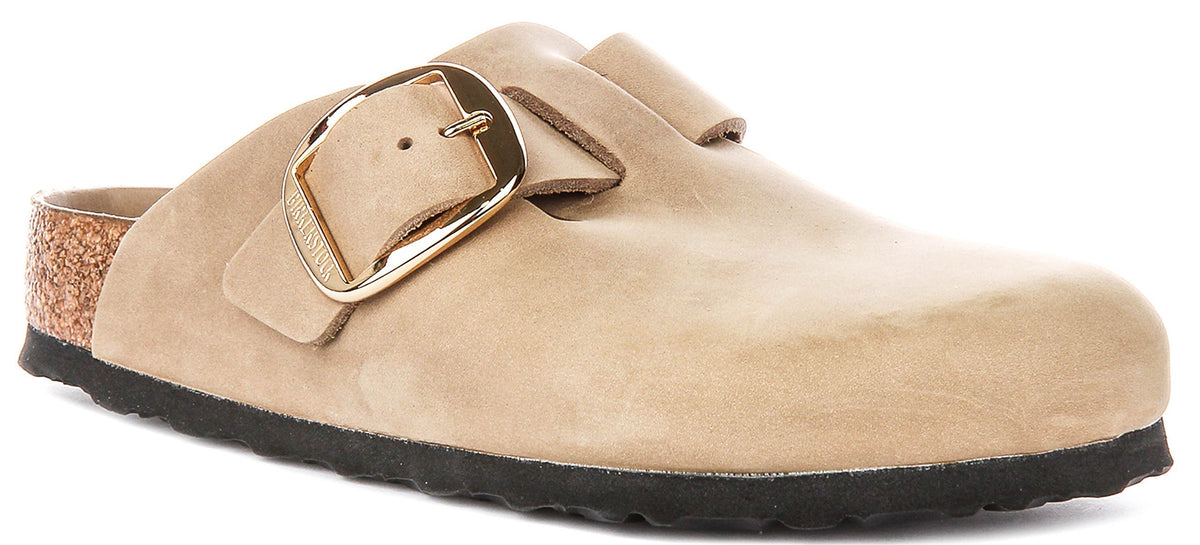 Birkenstock Boston Big Buckle en Tabaco | Ajuste Regular