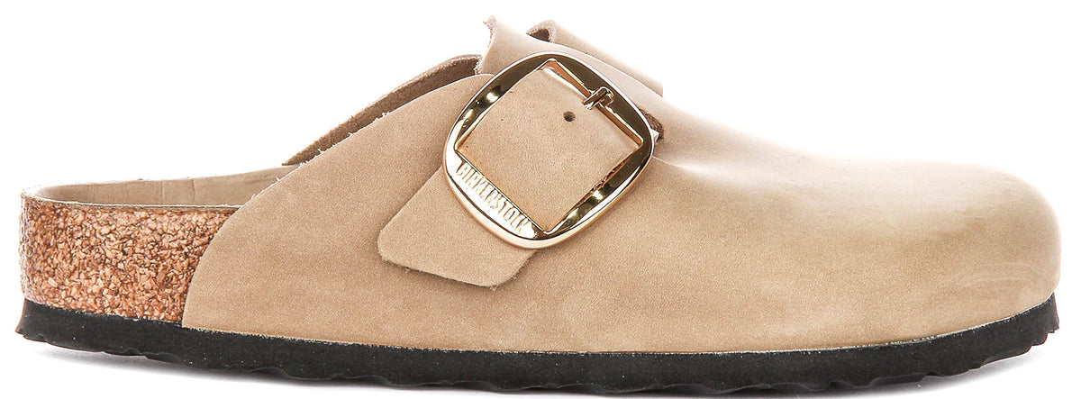 Birkenstock Boston Big Buckle en Tabaco | Ajuste Regular