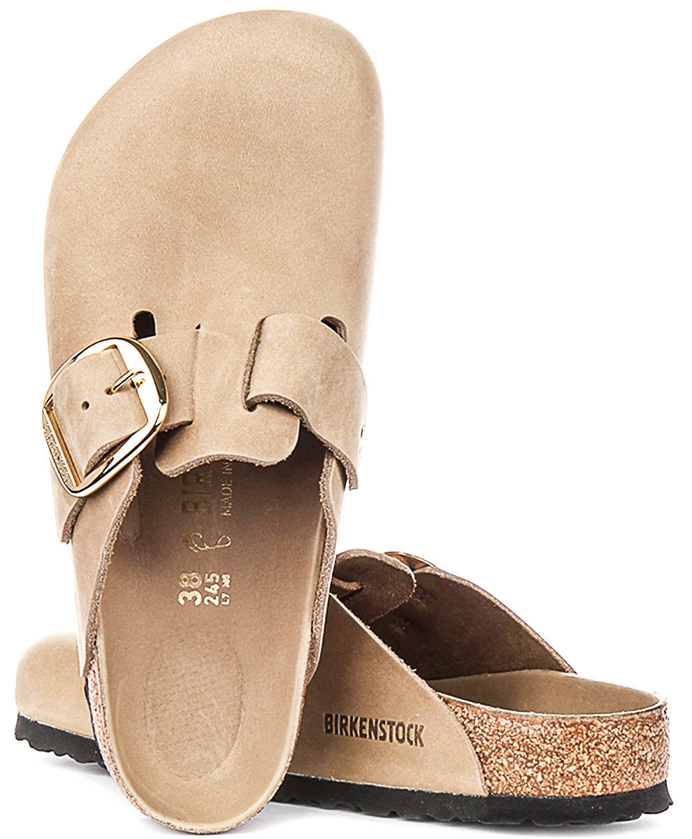 Birkenstock Boston Big Buckle en Tabaco | Ajuste Regular