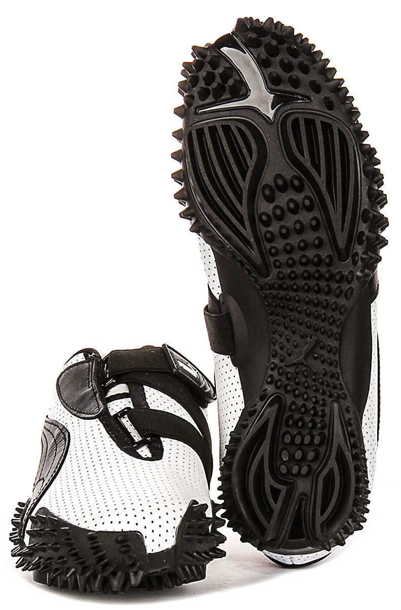 Puma Mostro perforé en blanc noir