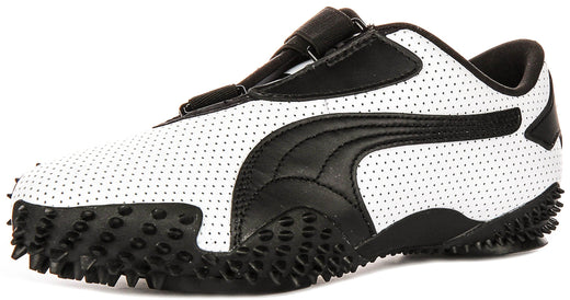 Puma Mostro Perf In White Black