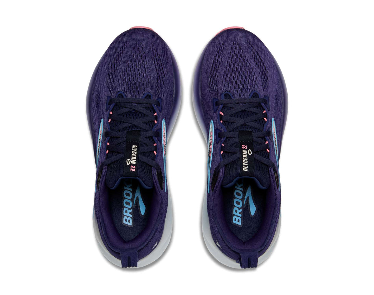 Zapatillas anchas para correr Brooks Glycerin 22 para mujer