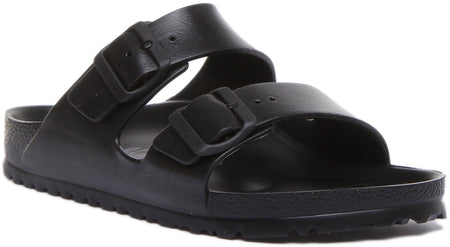 Birkenstock Arizona EVA Sandale à double lanière pour femmes en noir