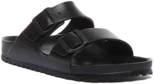 Birkenstock Arizona EVA Sandale à double lanière pour femmes en noir