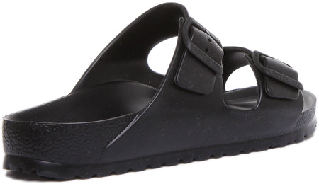 Birkenstock Arizona EVA Sandale à double lanière pour femmes en noir